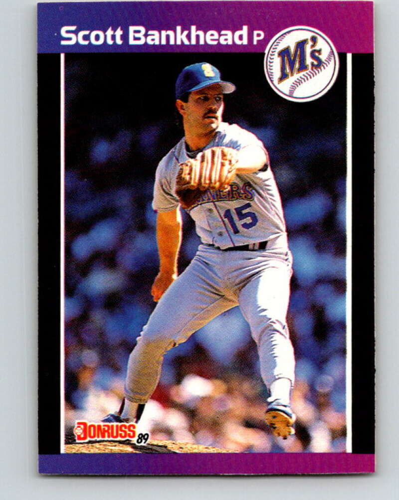 1989 Donruss #463 Scott Bankhead Mint Seattle Mariners  Image 1