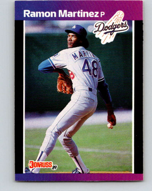 1989 Donruss #464 Ramon Martinez Mint RC Rookie Los Angeles Dodgers  Image 1