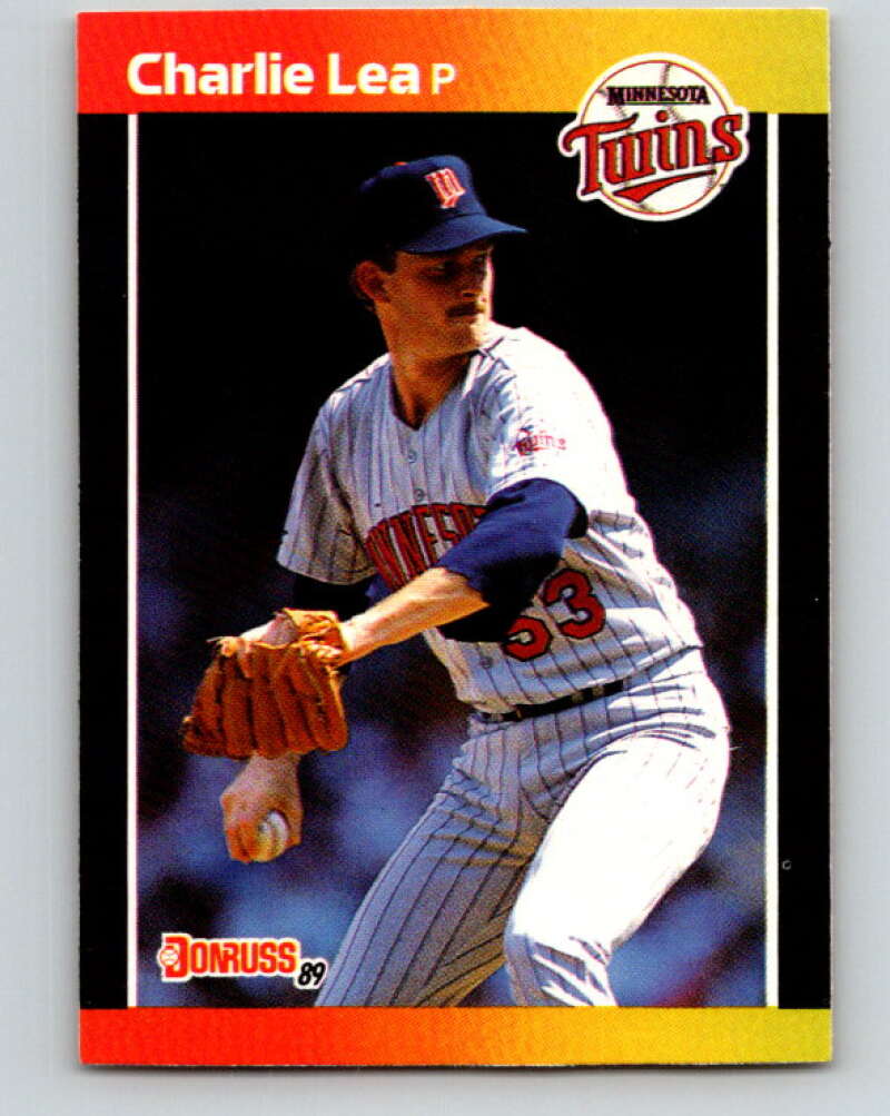 1989 Donruss #473 Charlie Lea Mint Minnesota Twins  Image 1