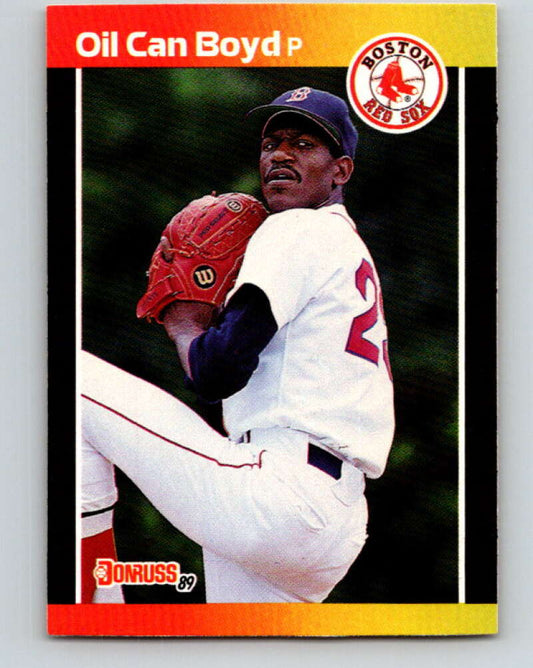 1989 Donruss #476 Oil Can Boyd Mint Boston Red Sox  Image 1