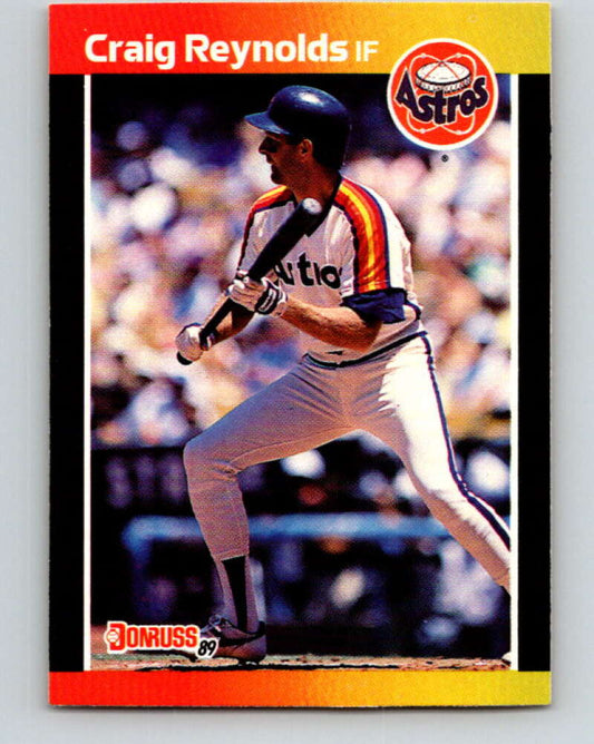 1989 Donruss #477 Craig Reynolds Mint Houston Astros  Image 1