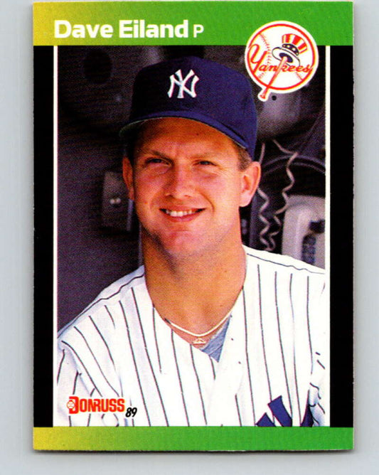 1989 Donruss #481 Dave Eiland Mint RC Rookie New York Yankees  Image 1