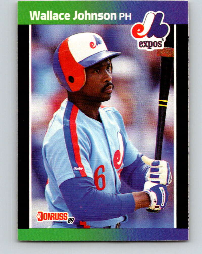 1989 Donruss #484 Wallace Johnson Mint Montreal Expos  Image 1