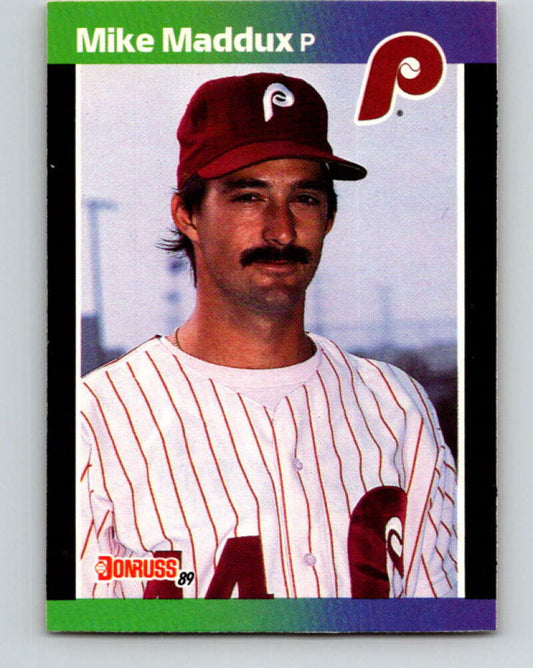 1989 Donruss #487 Mike Maddux Mint Philadelphia Phillies  Image 1