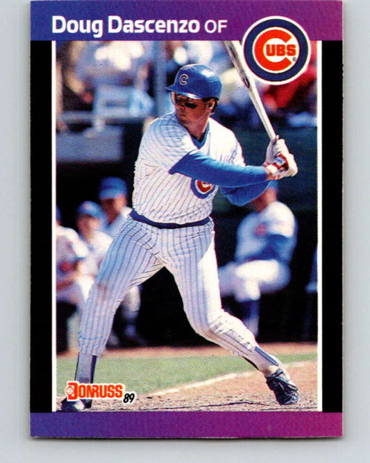 1989 Donruss #491 Doug Dascenzo UER Mint RC Rookie Chicago Cubs  Image 1