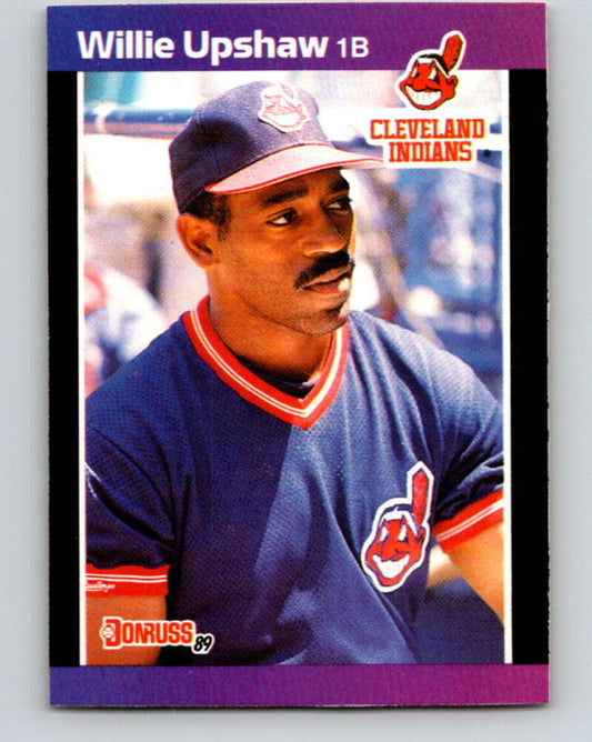 1989 Donruss #492 Willie Upshaw Mint Cleveland Indians