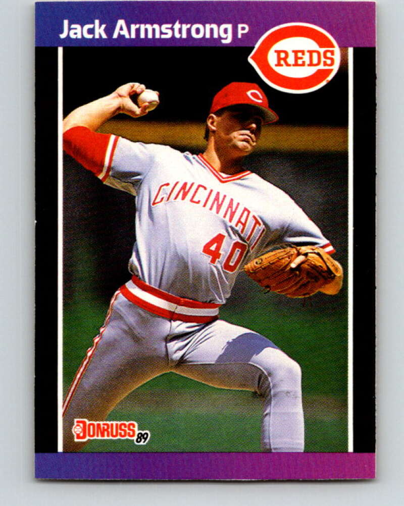 1989 Donruss #493 Jack Armstrong Mint RC Rookie Cincinnati Reds  Image 1