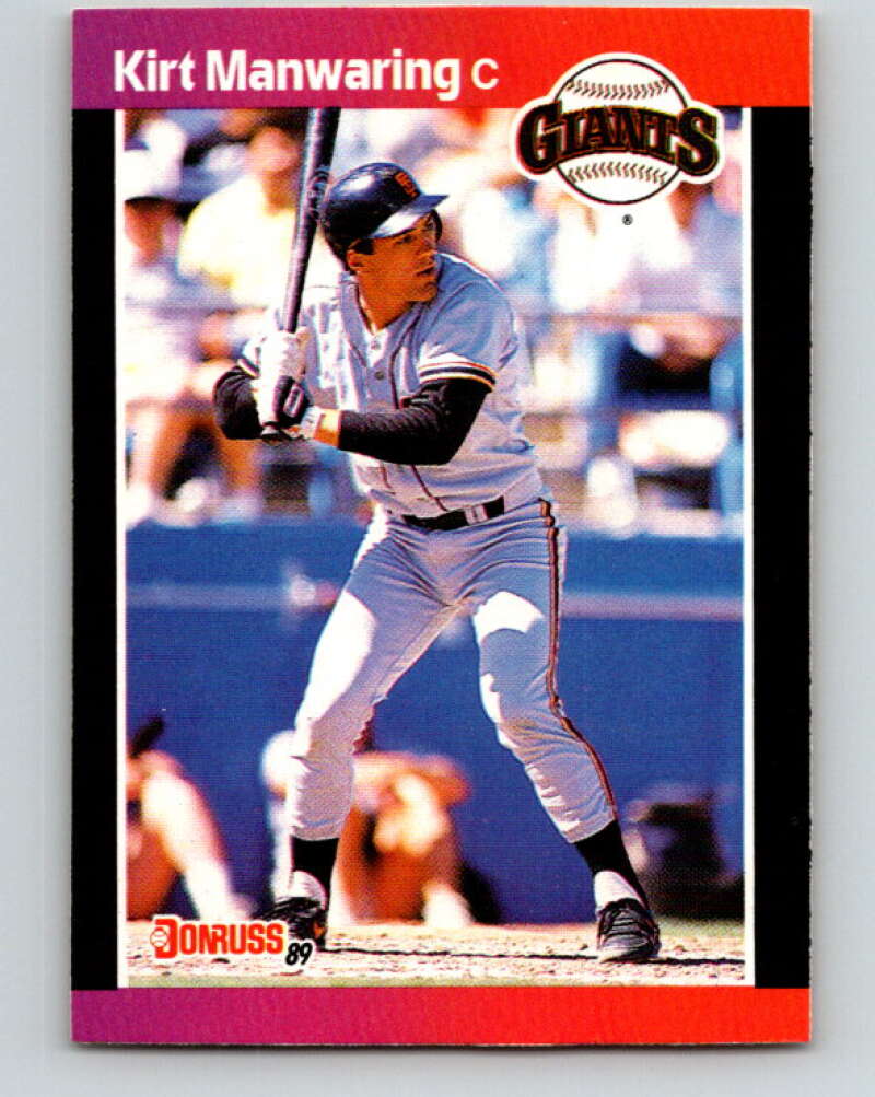 1989 Donruss #494 Kirt Manwaring Mint San Francisco Giants  Image 1