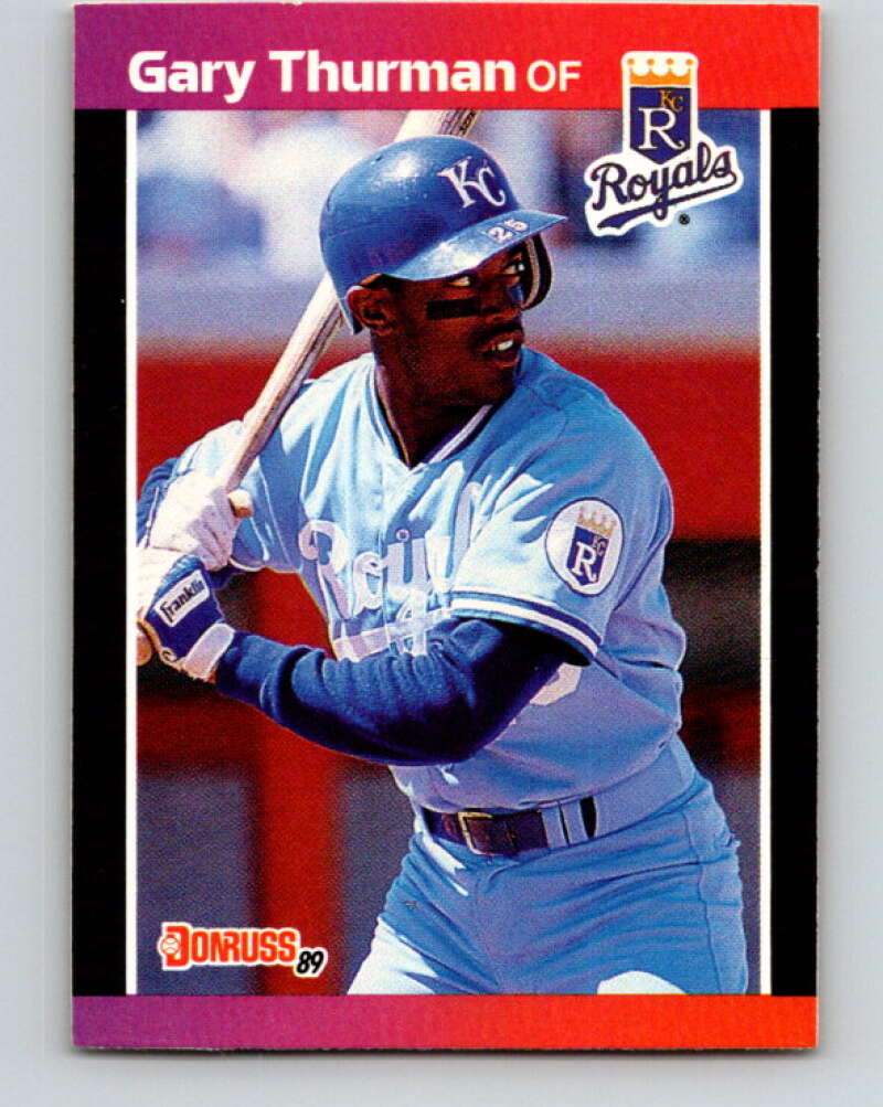 1989 Donruss #498 Gary Thurman Mint Kansas City Royals  Image 1