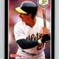 1989 Donruss #505 Doug Jennings Mint RC Rookie Oakland Athletics  Image 1