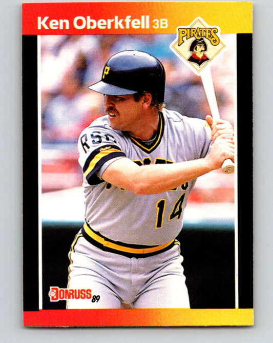 1989 Donruss #506 Ken Oberkfell Mint Pittsburgh Pirates  Image 1
