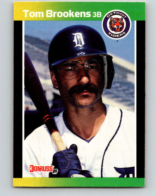 1989 Donruss #508 Tom Brookens Mint Detroit Tigers  Image 1