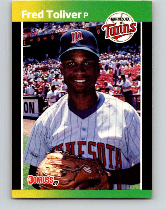 1989 Donruss #510 Freddie Toliver Mint Minnesota Twins  Image 1