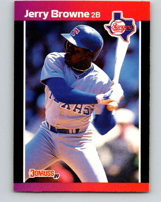 1989 Donruss #529 Jerry Browne DP Mint Texas Rangers  Image 1