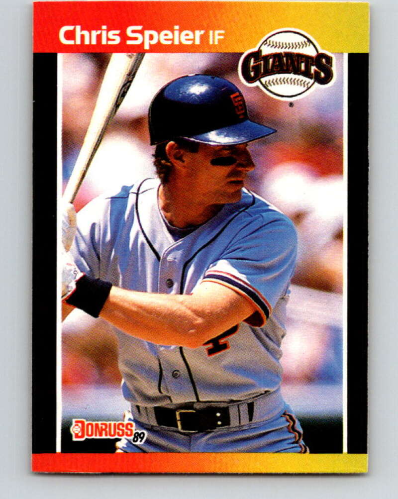 1989 Donruss #532 Chris Speier DP Mint San Francisco Giants  Image 1