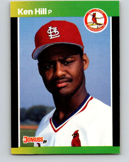 1989 Donruss #536 Ken Hill DP Mint RC Rookie St. Louis Cardinals  Image 1