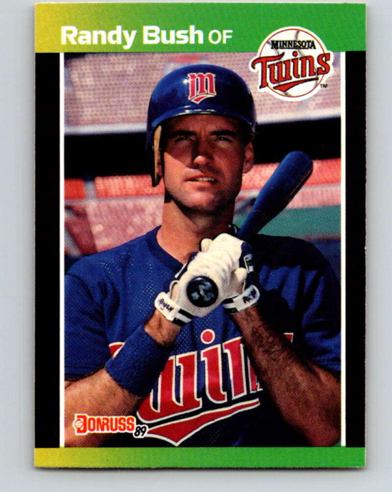 1989 Donruss #537 Randy Bush DP Mint Minnesota Twins  Image 1