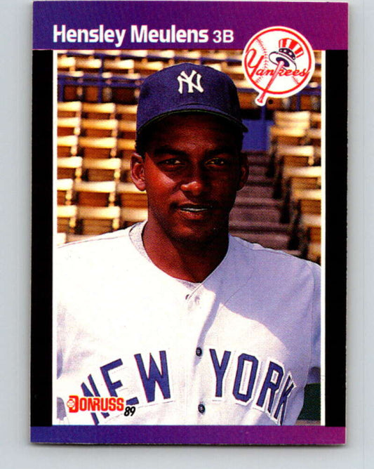 1989 Donruss #547 Hensley Meulens DP Mint RC Rookie New York Yankees  Image 1