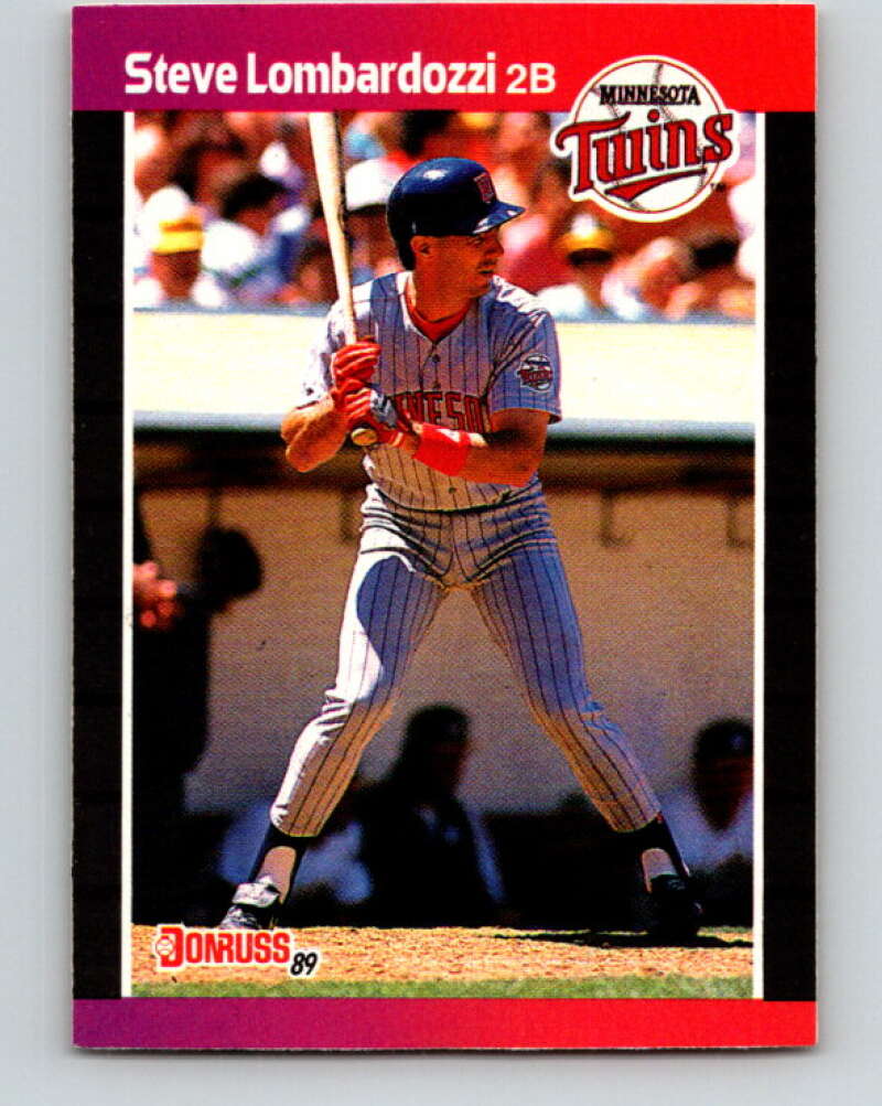 1989 Donruss #554 Steve Lombardozzi DP Mint Minnesota Twins  Image 1