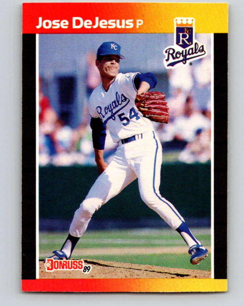 1989 Donruss #558 Jose DeJesus DP Mint RC Rookie Kansas City Royals  Image 1