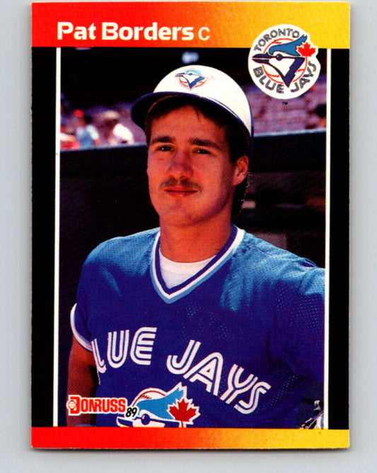 1989 Donruss #560 Pat Borders DP Mint RC Rookie Toronto Blue Jays  Image 1