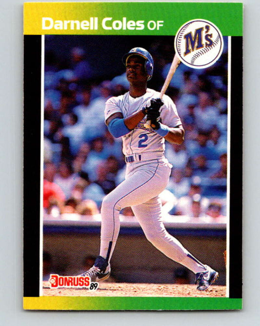 1989 Donruss #566 Darnell Coles DP Mint Seattle Mariners  Image 1