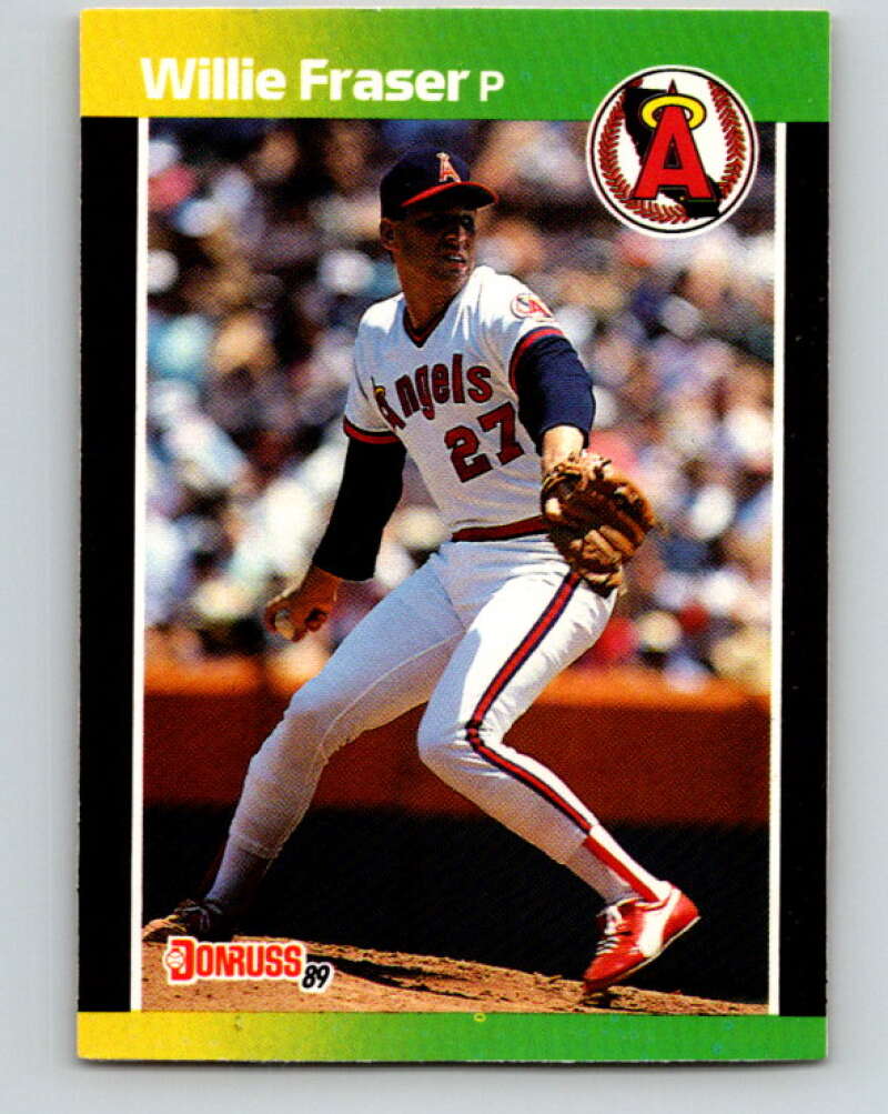 1989 Donruss #567 Willie Fraser DP Mint California Angels  Image 1