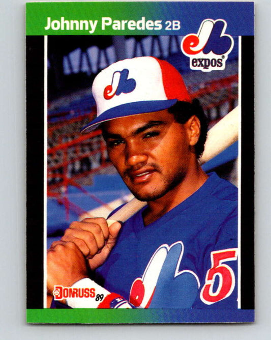 1989 Donruss #570 Johnny Paredes DP Mint RC Rookie Montreal Expos  Image 1