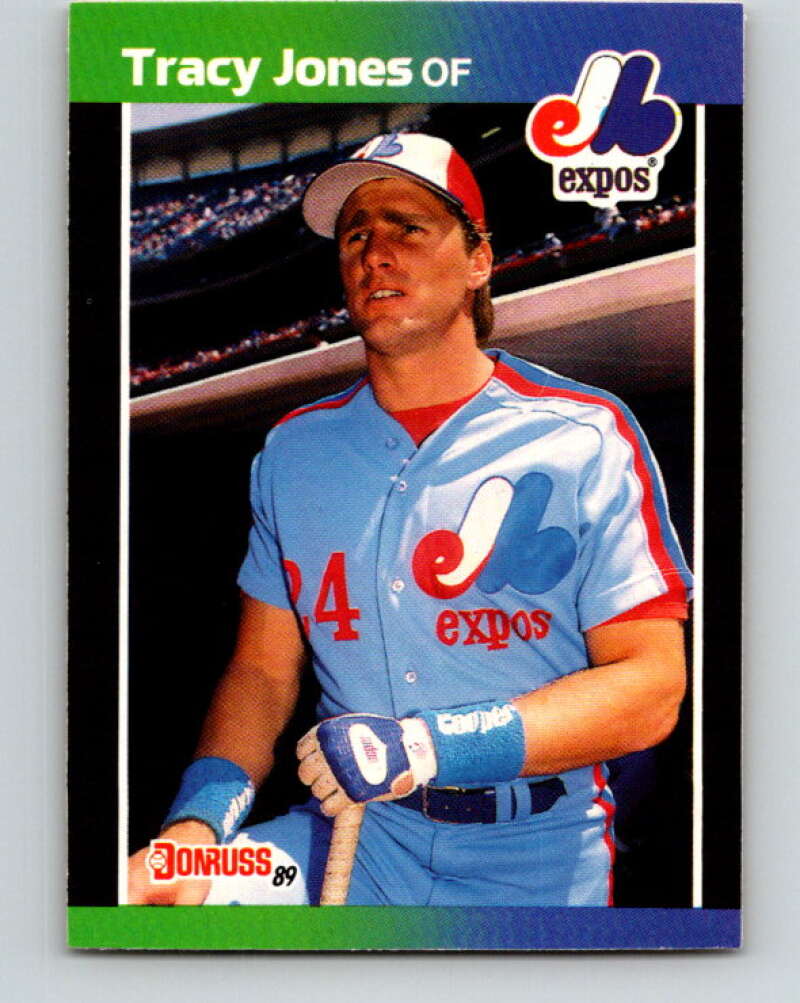 1989 Donruss #574 Tracy Jones DP Mint Montreal Expos  Image 1