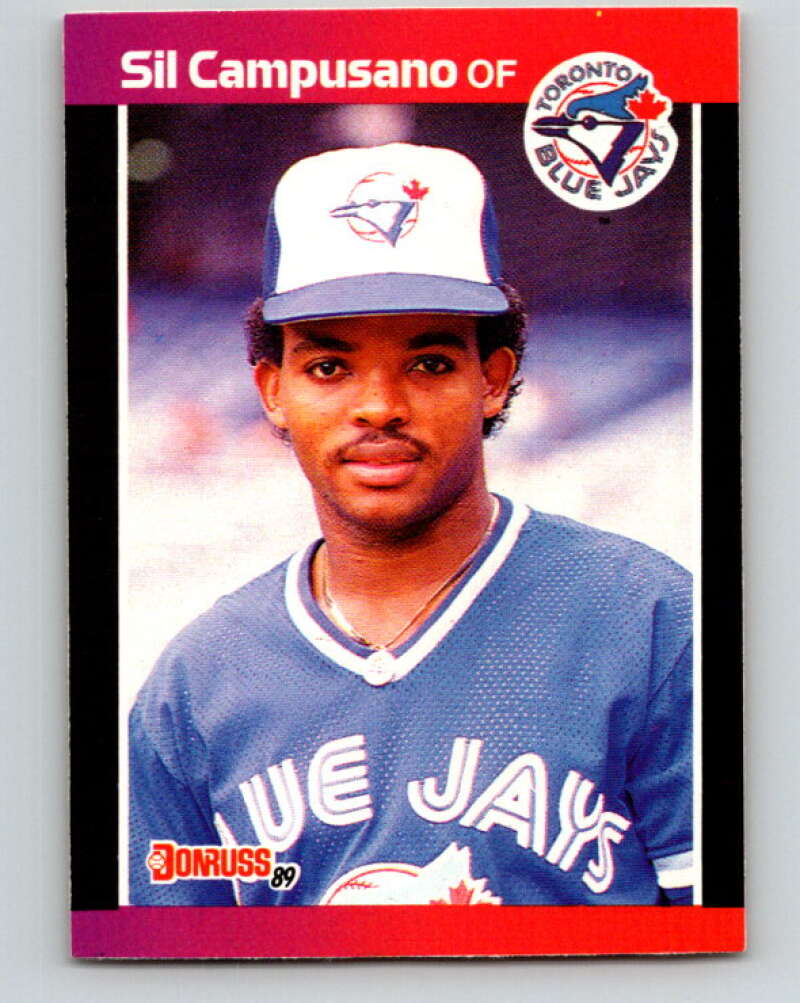 1989 Donruss #584 Sil Campusano Mint RC Rookie Toronto Blue Jays  Image 1