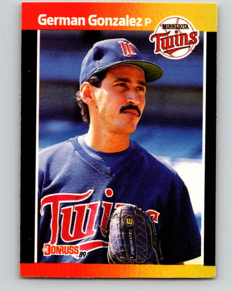 1989 Donruss #590 German Gonzalez Mint RC Rookie Minnesota Twins  Image 1