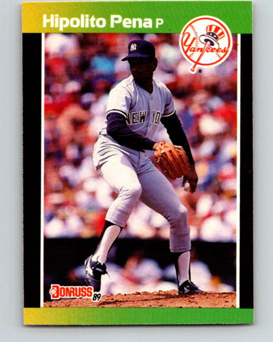 1989 Donruss #598 Hipolito Pena DP Mint New York Yankees  Image 1