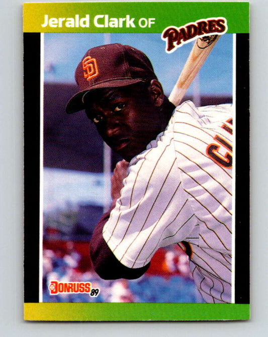 1989 Donruss #599 Jerald Clark DP Mint RC Rookie San Diego Padres  Image 1