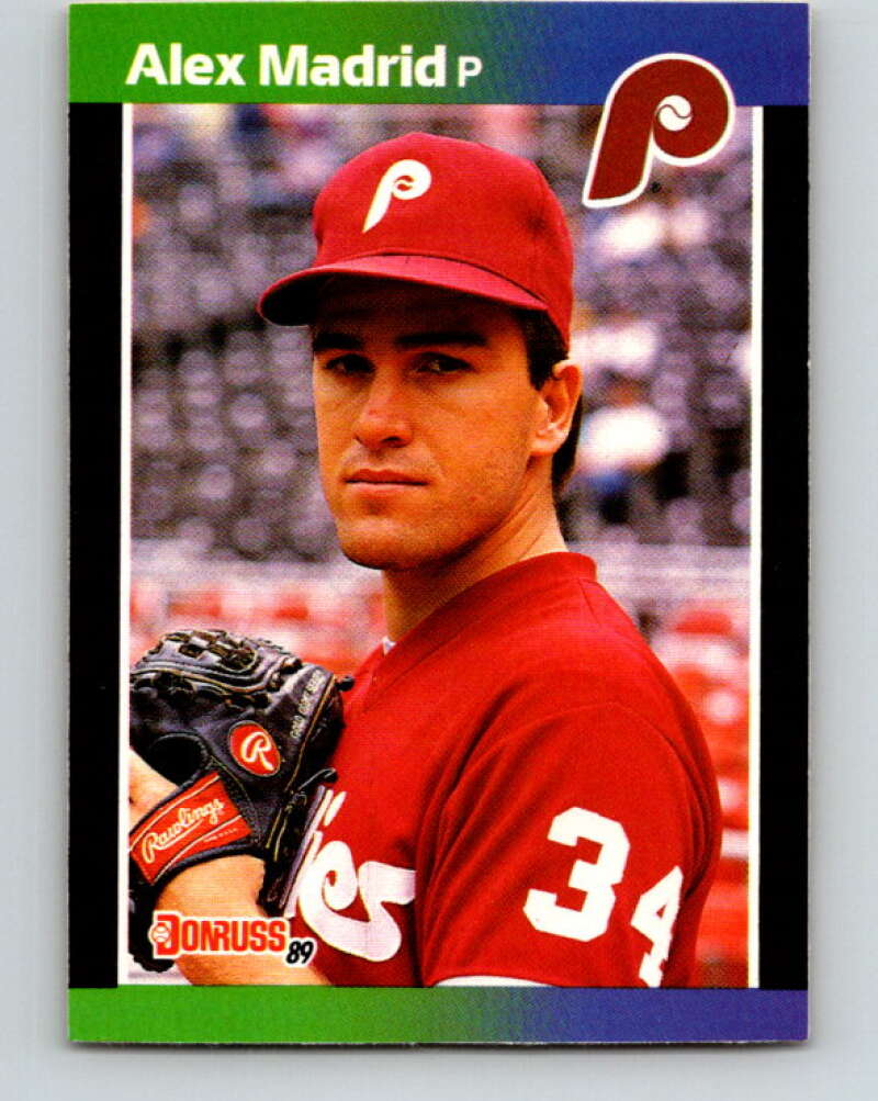 1989 Donruss #604 Alex Madrid DP Mint RC Rookie Philadelphia Phillies  Image 1