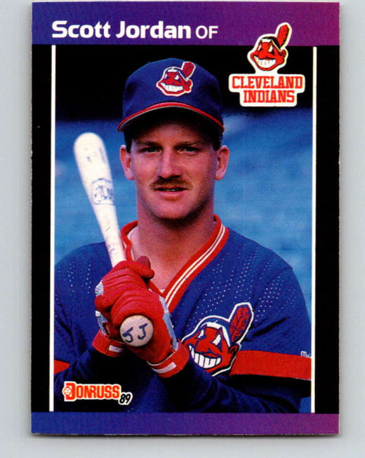 1989 Donruss #609 Scott Jordan Mint RC Rookie Cleveland Indians  Image 1