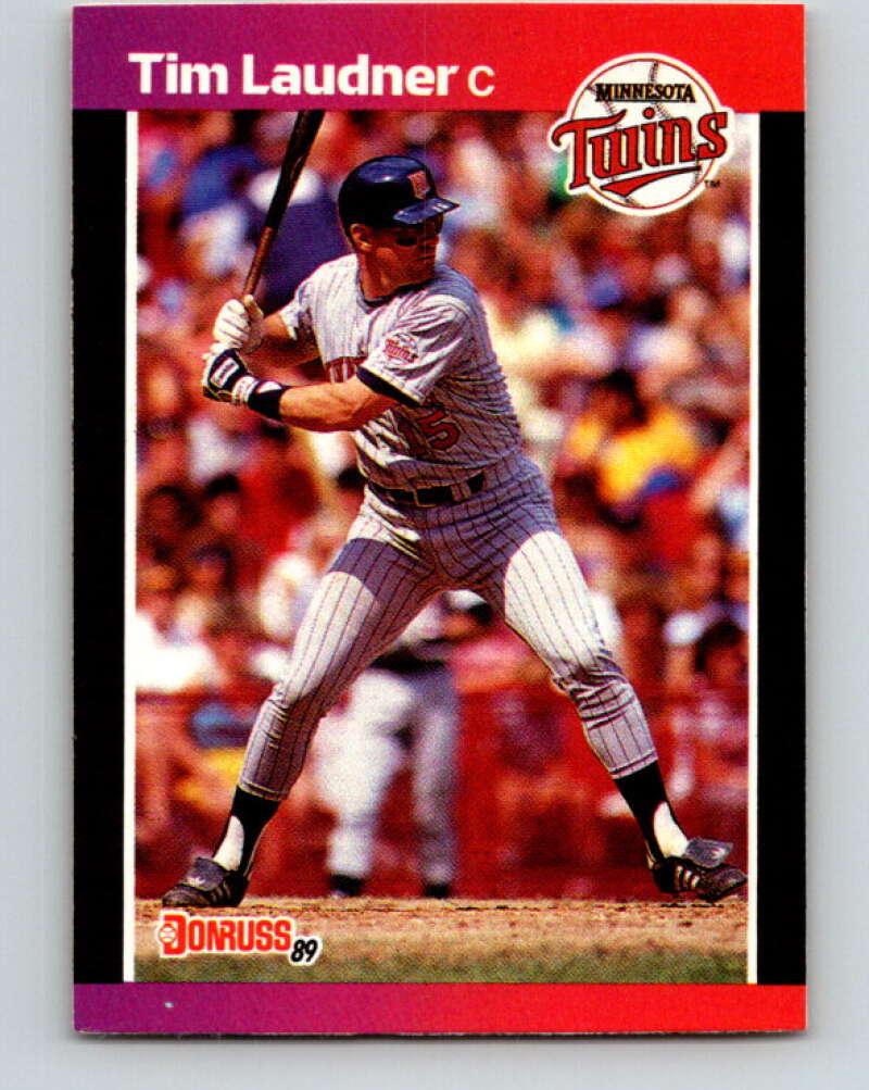 1989 Donruss #615 Tim Laudner DP Mint Minnesota Twins  Image 1