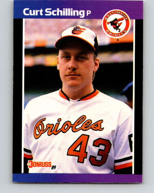 1989 Donruss #635 Curt Schilling DP Mint RC Rookie Baltimore Orioles  Image 1