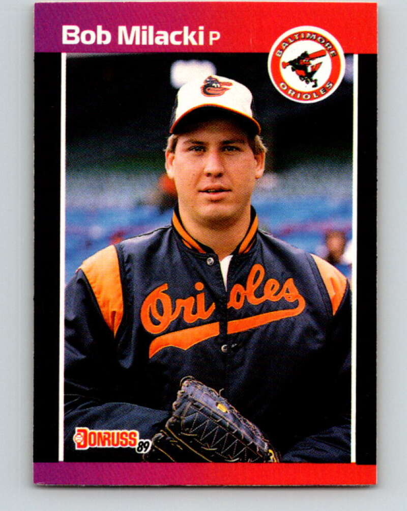 1989 Donruss #651 Bob Milacki Mint RC Rookie Baltimore Orioles  Image 1