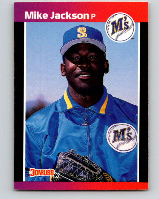 1989 Donruss #652 Mike Jackson Mint Seattle Mariners  Image 1