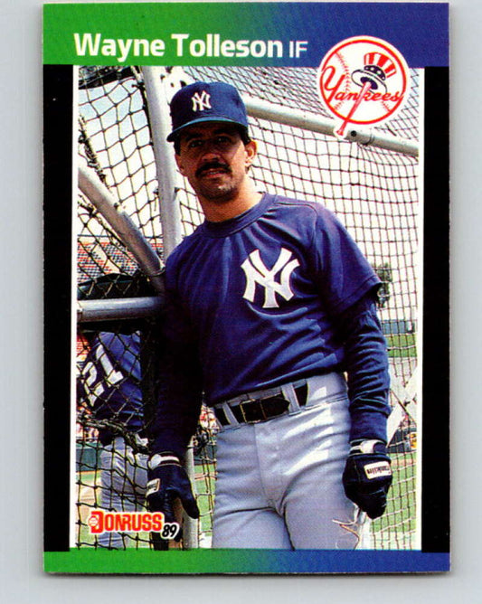1989 Donruss #659 Wayne Tolleson Mint New York Yankees