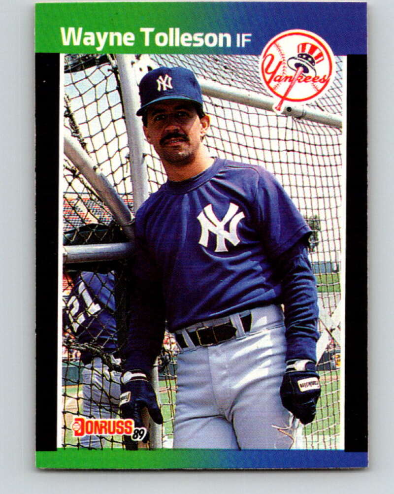 1989 Donruss #659 Wayne Tolleson Mint New York Yankees