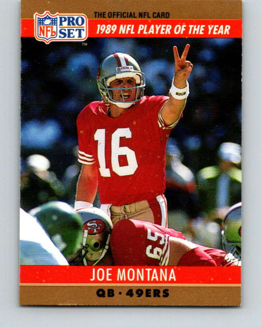 1990 Pro Set #2 Joe Montana Mint San Francisco 49ers