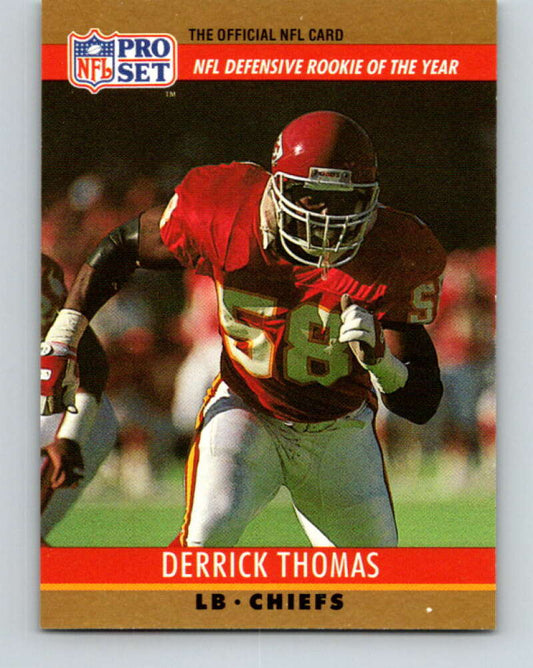 1990 Pro Set #6 Derrick Thomas Mint Kansas City Chiefs  Image 1