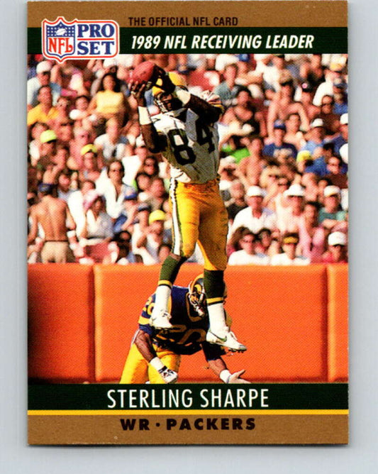1990 Pro Set #13 Sterling Sharpe Mint Green Bay Packers  Image 1