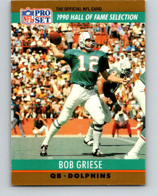 1990 Pro Set #24 Bob Griese Mint Miami Dolphins  Image 1