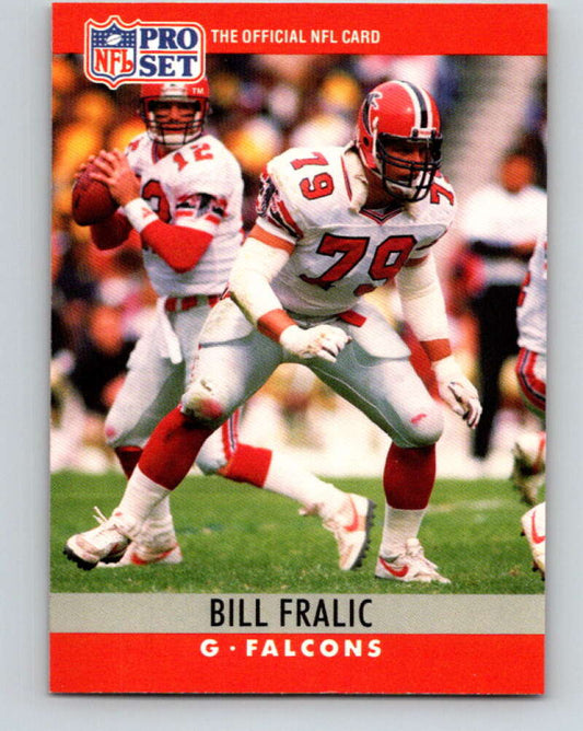 1990 Pro Set #34 Bill Fralic Mint Atlanta Falcons  Image 1