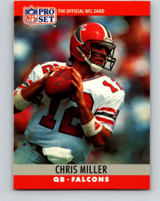 1990 Pro Set #35 Chris Miller Mint Atlanta Falcons  Image 1