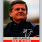 1990 Pro Set #38 Jerry Glanville Mint Atlanta Falcons  Image 1