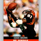 1990 Pro Set #61 Eddie Brown Mint Cincinnati Bengals  Image 1