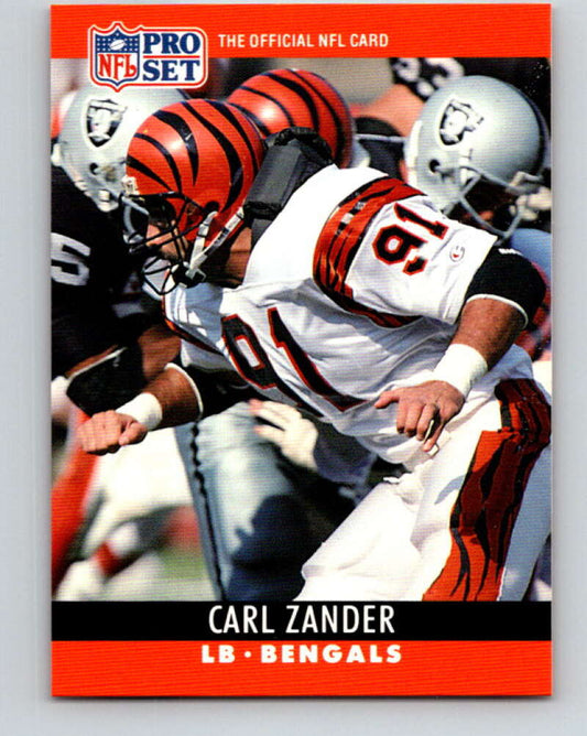 1990 Pro Set #67 Carl Zander Mint Cincinnati Bengals  Image 1